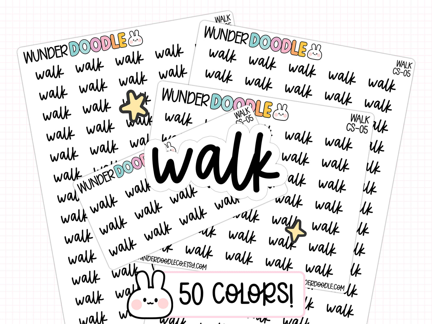 Walk Planner Stickers | CS-05