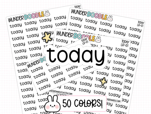 Today Planner Stickers | LR-01
