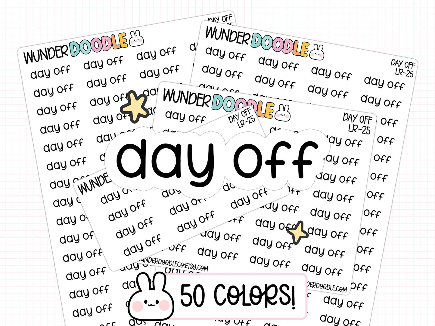 Day Off Planner Stickers | LR-25