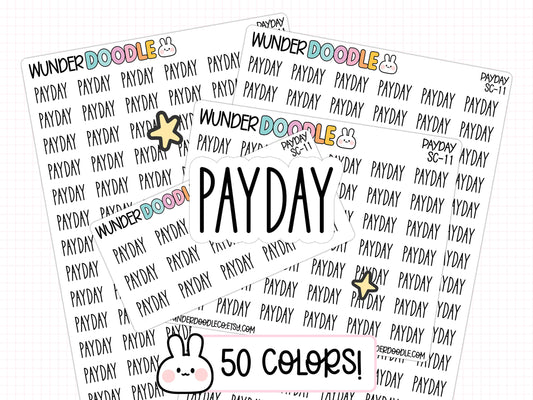 Payday Planner Stickers | SC-11