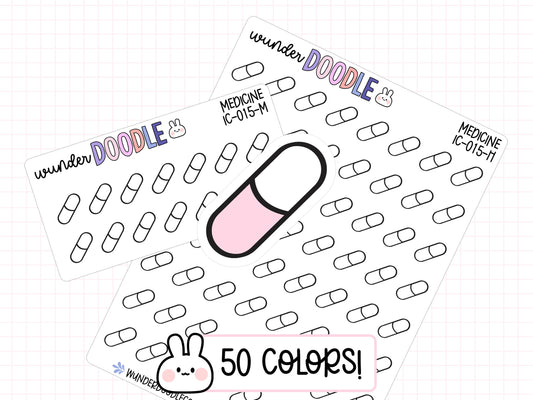 Medicine Planner Stickers | IC-015