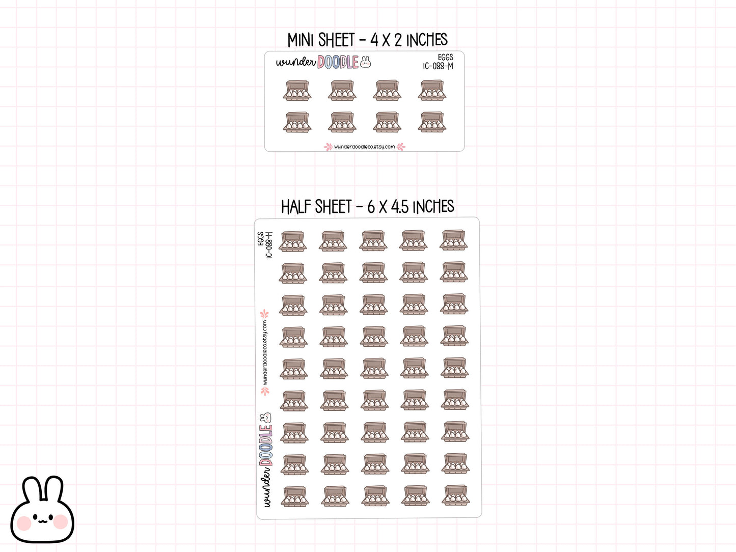 Eggs Planner Stickers | IC-088