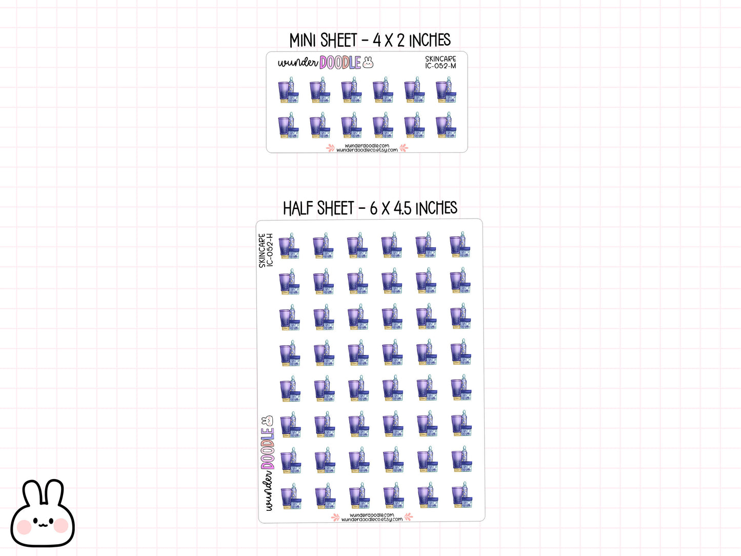 Skincare Planner Stickers | IC-052