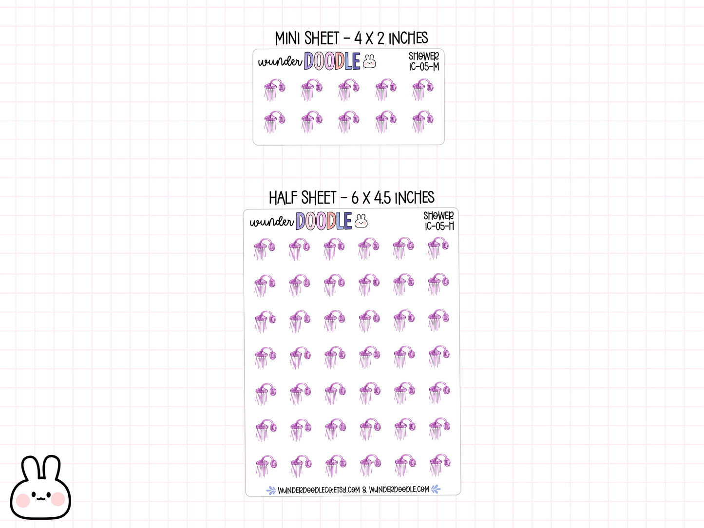 Shower Planner Stickers | IC-05