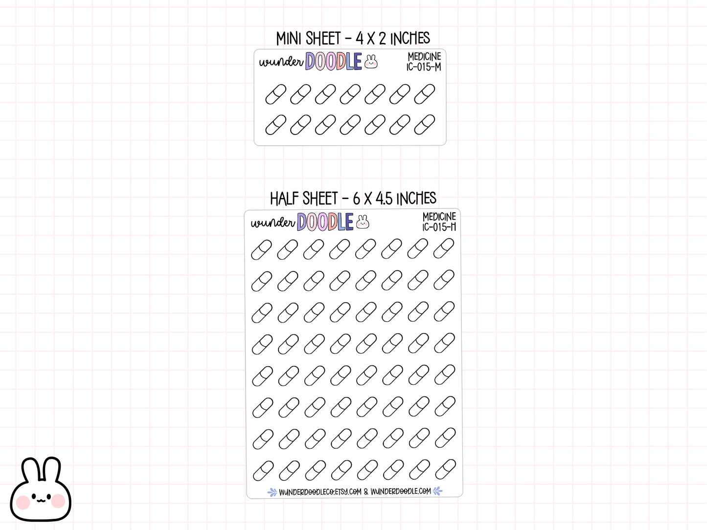 Medicine Planner Stickers | IC-015