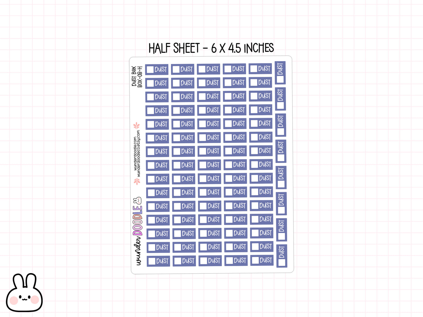 Dust Planner Stickers | BOX-08