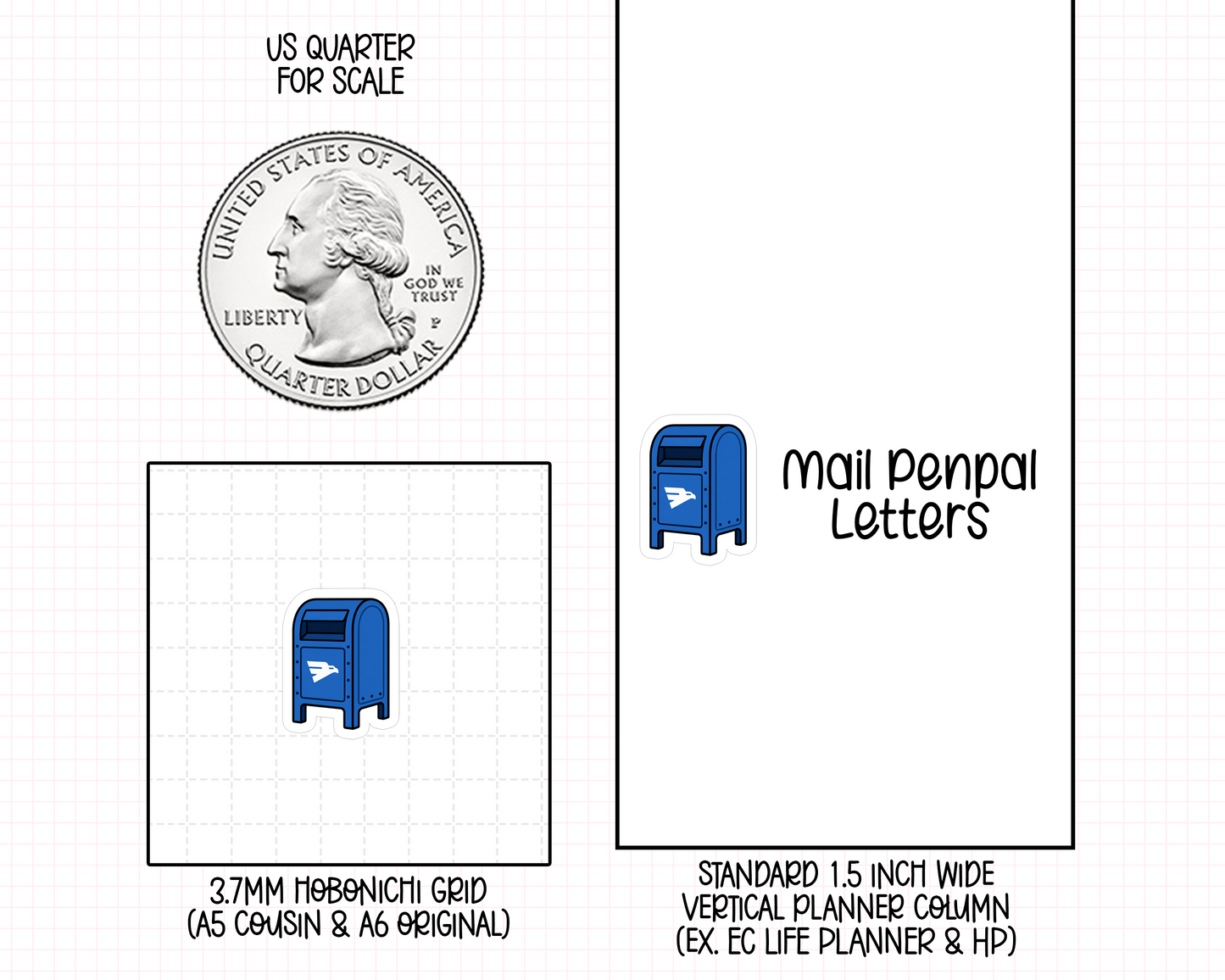 Mailbox Planner Stickers | IC-109