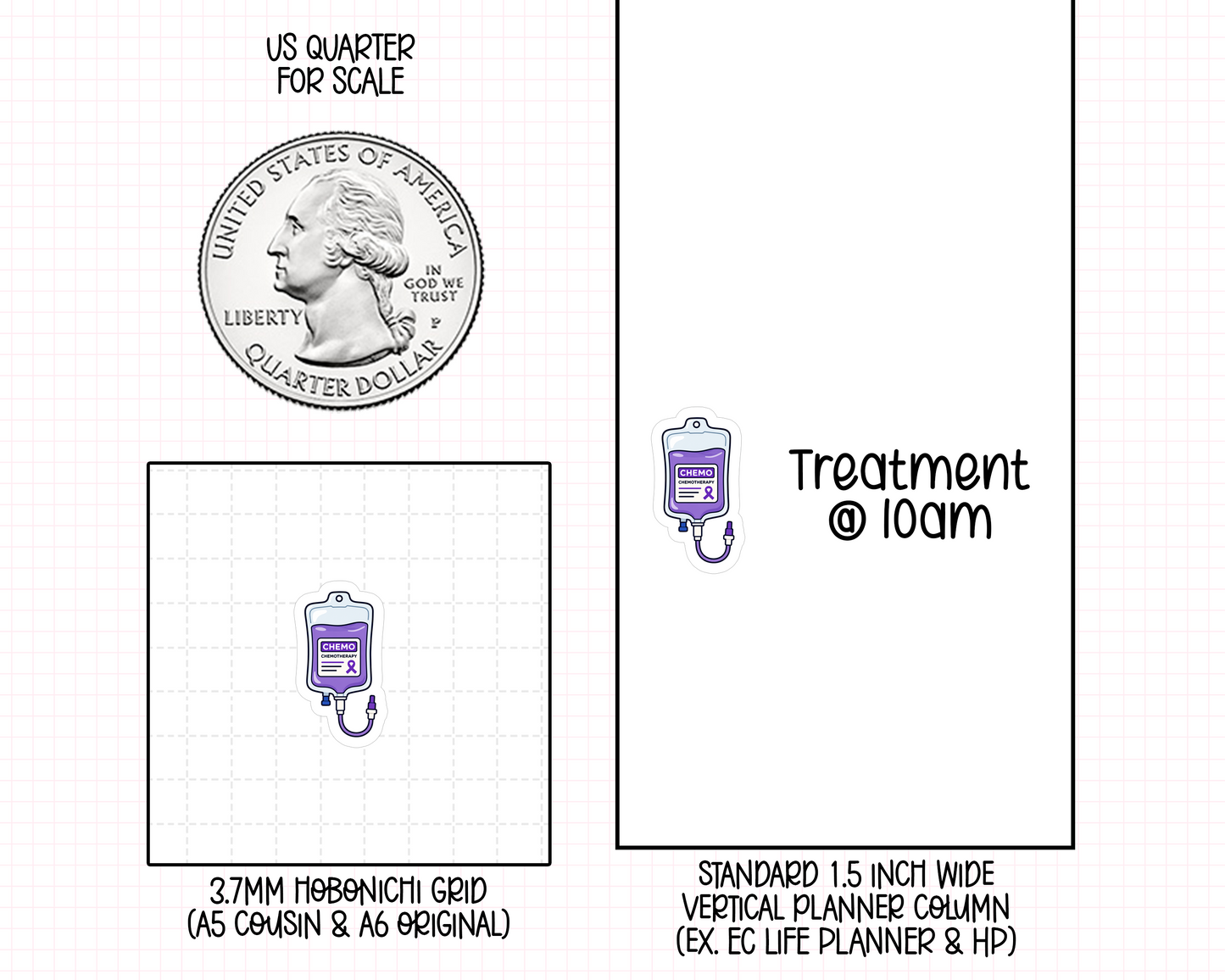 Chemotherapy Planner Stickers | IC-112