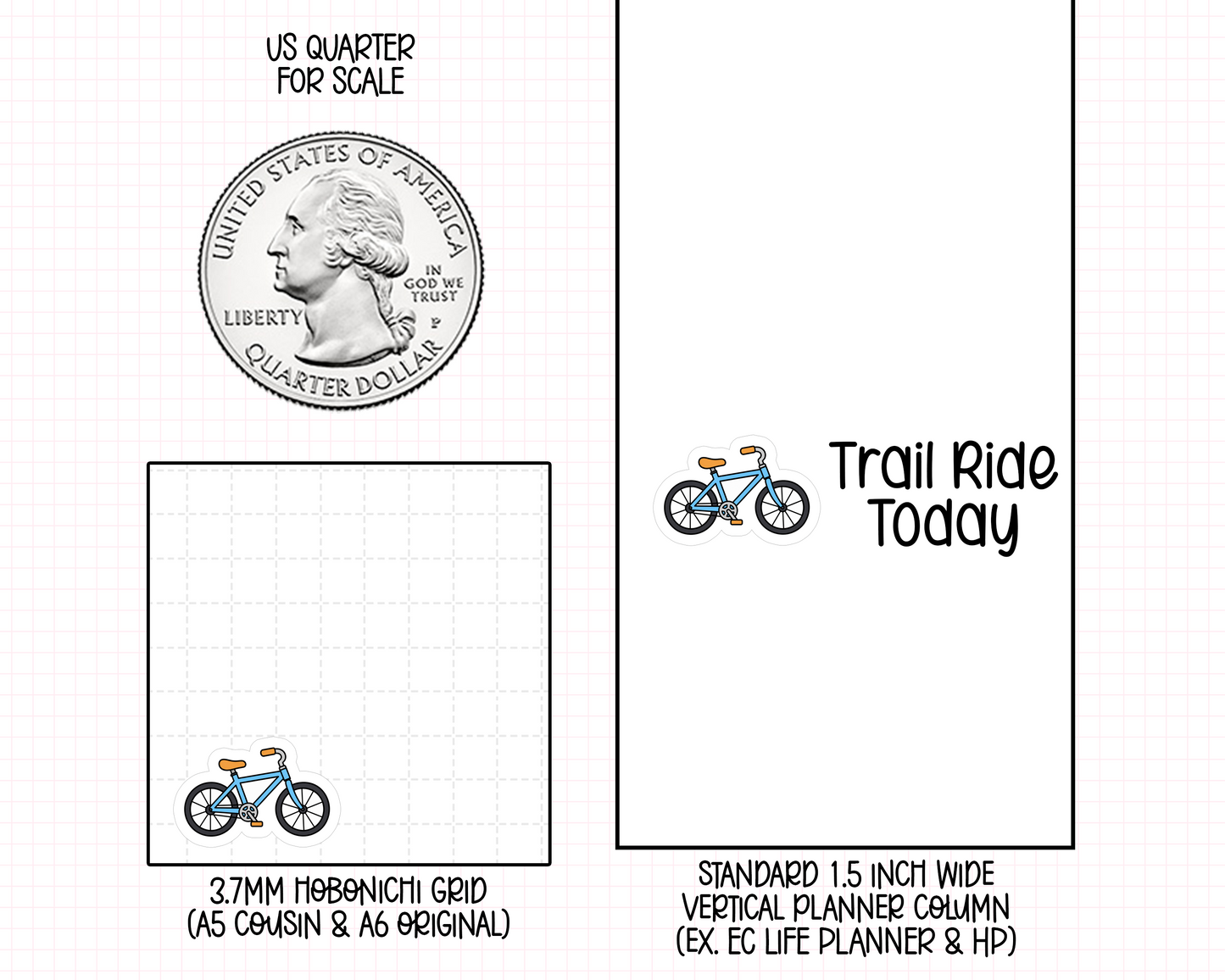 Bicycle Planner Stickers | IC-135