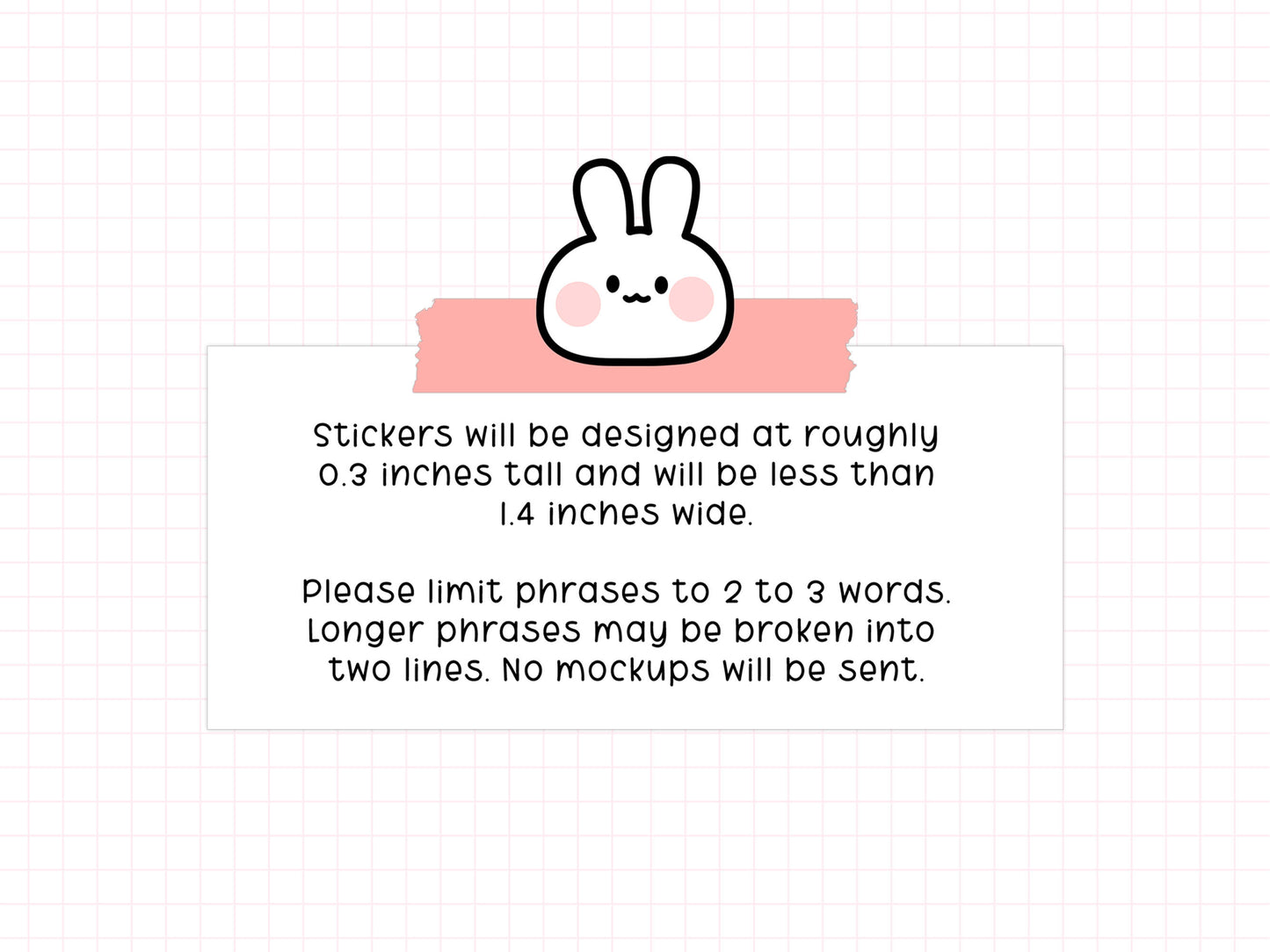 Custom Text Planner Stickers | AW-CUSTOM