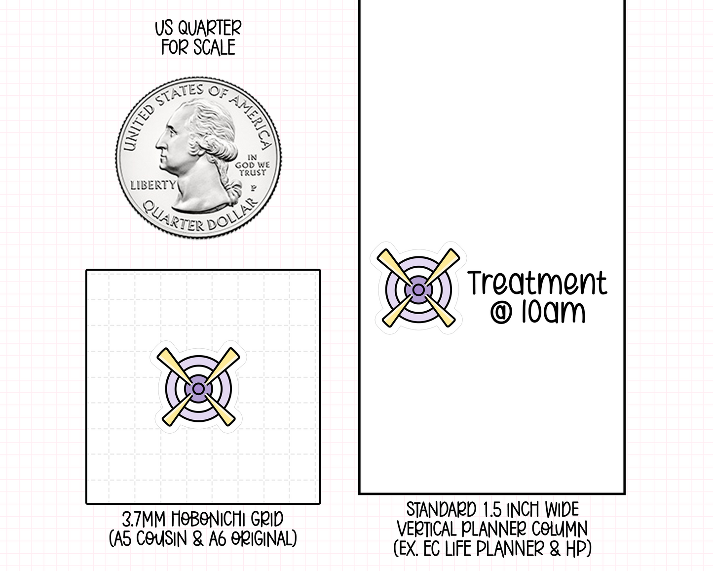 Radiation Planner Stickers | IC-132