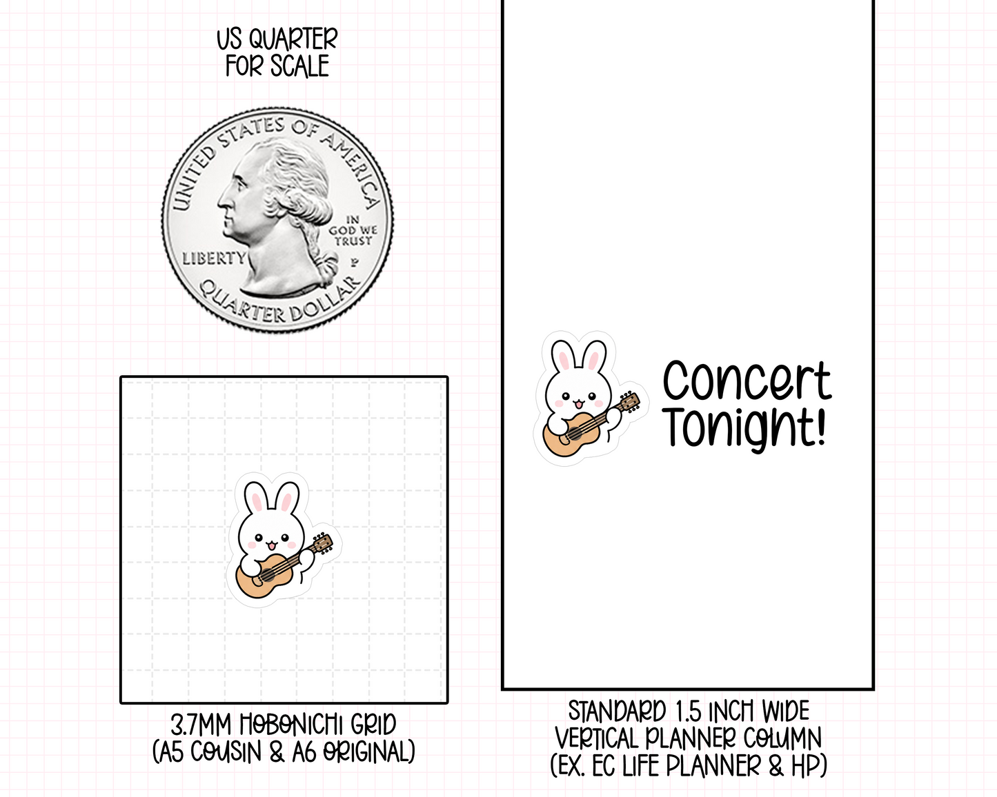 Guitar Planner Stickers | IC-204