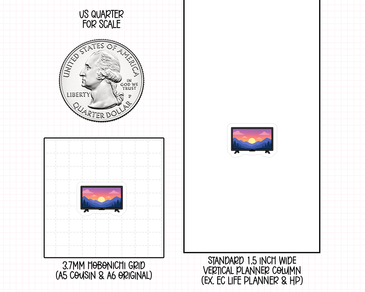 TV Planner Stickers | IC-53