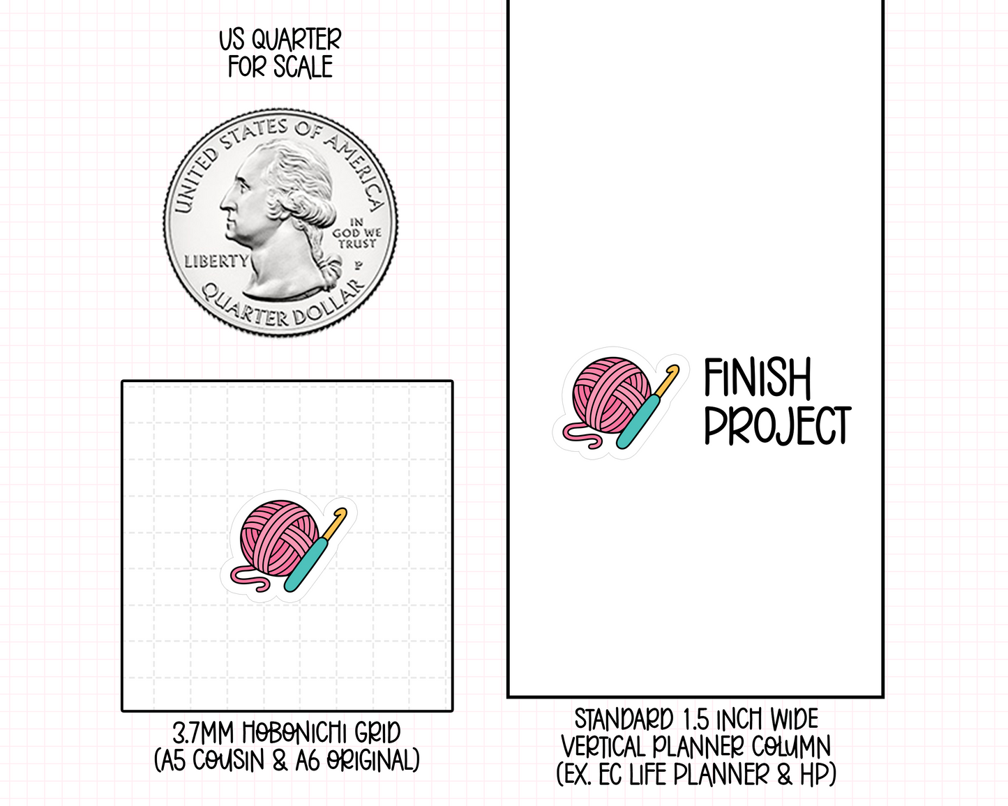 Crochet Planner Stickers | IC-66