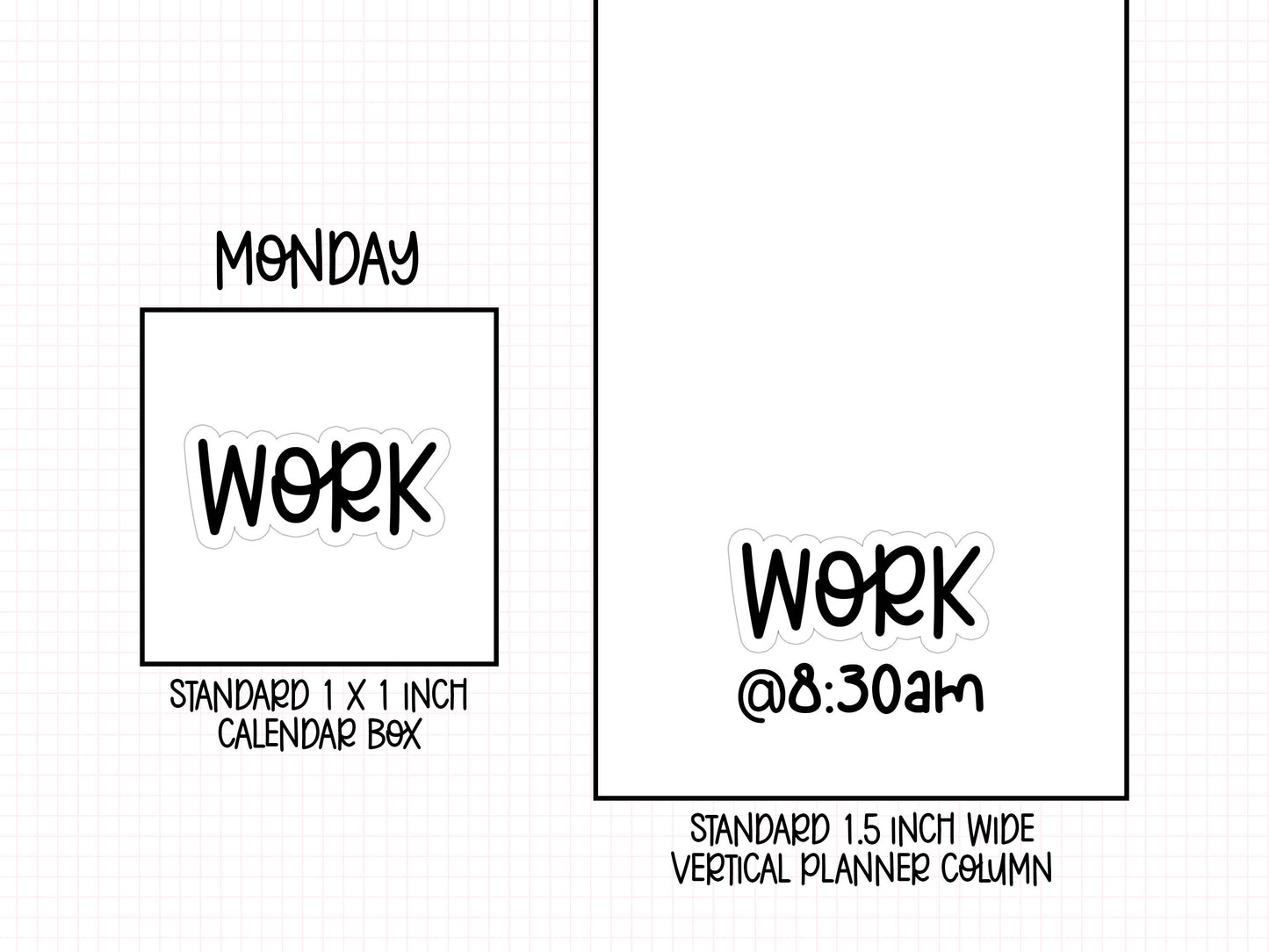 Work Planner Stickers | AW-02