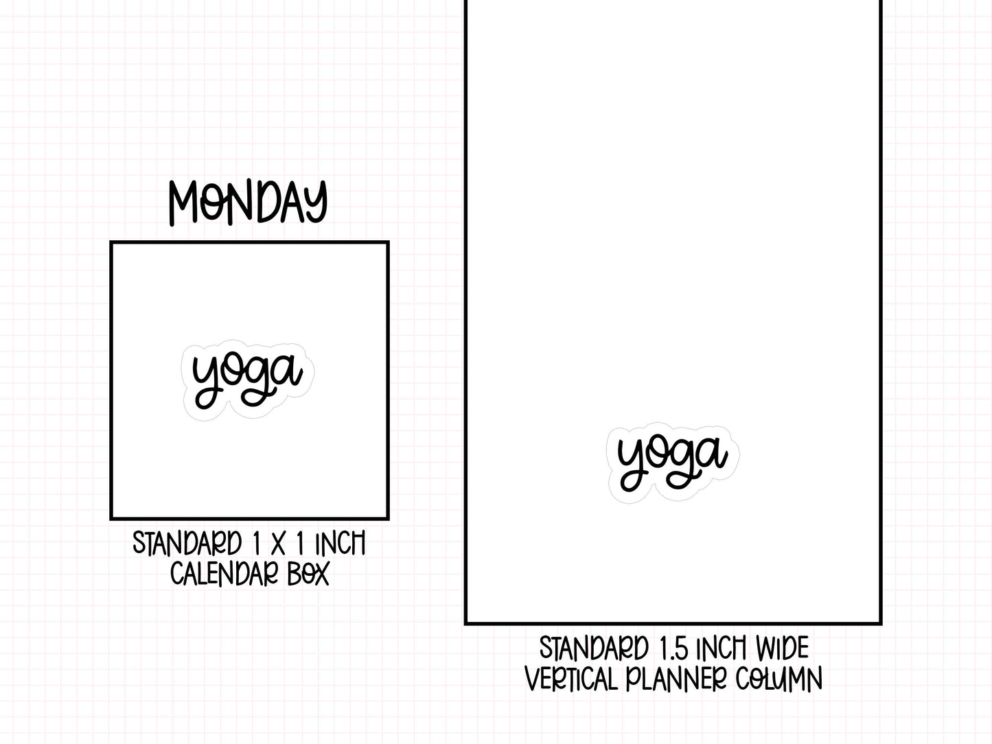 Yoga Planner Stickers | MS-31