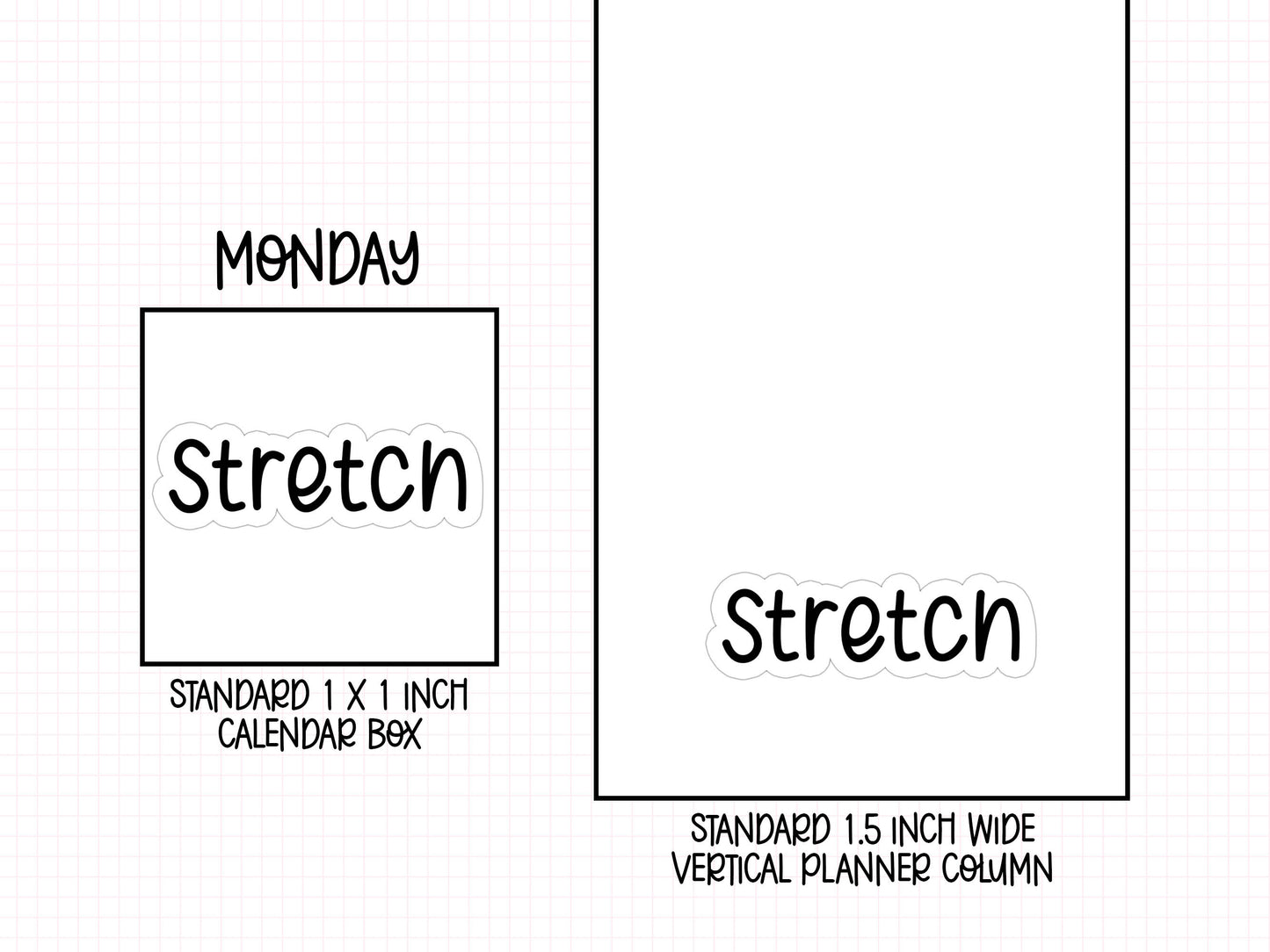 Stretch Planner Stickers | NYP-19