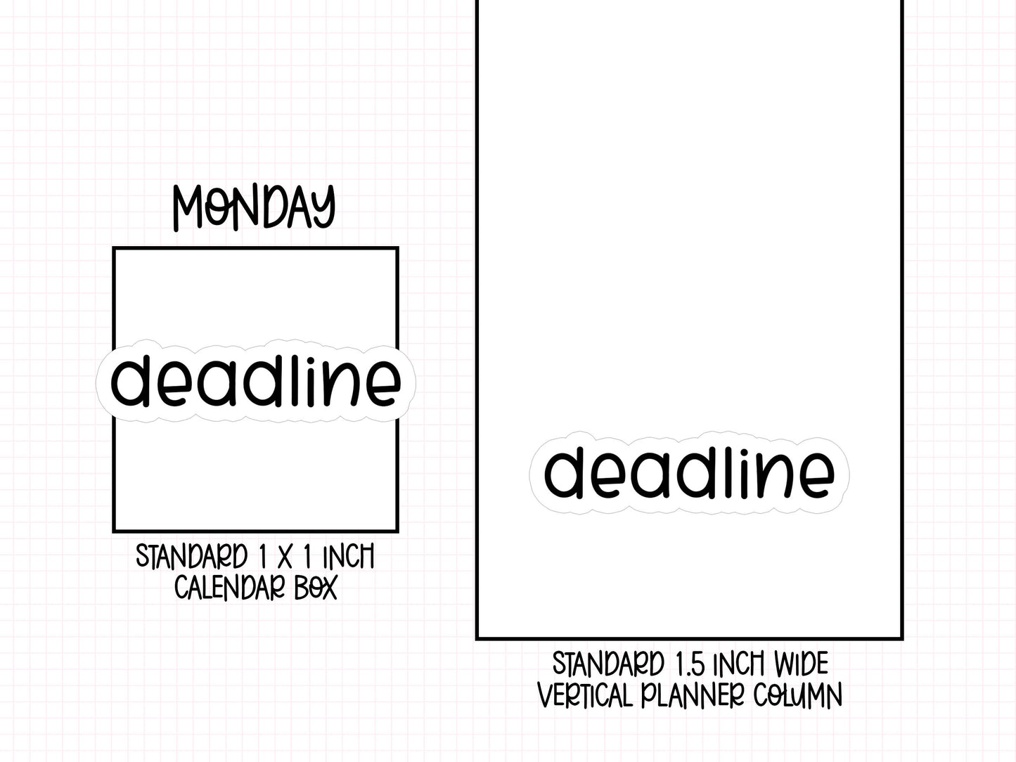 Deadline Planner Stickers | LR-04