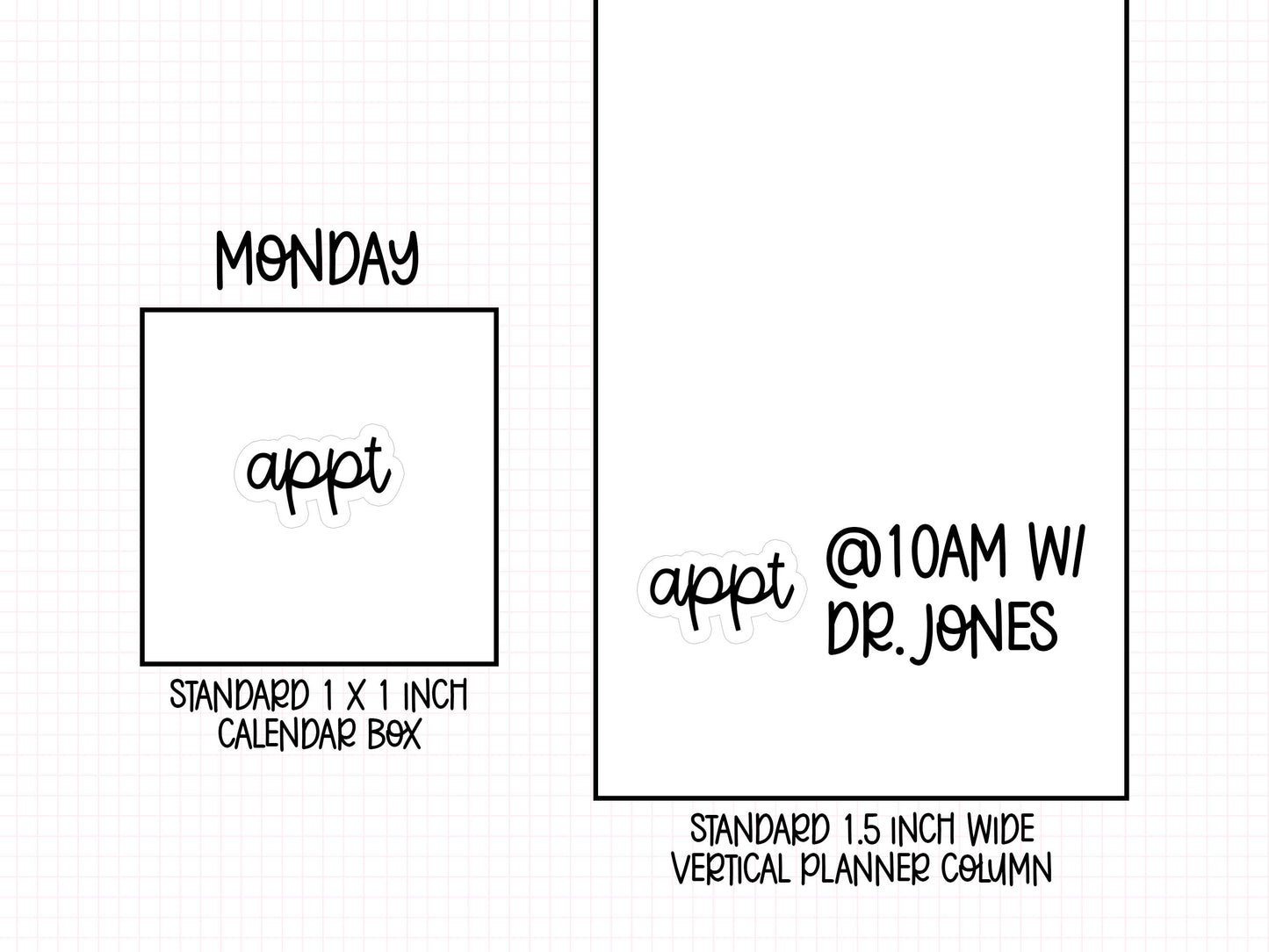 Appt Planner Stickers | MS-022