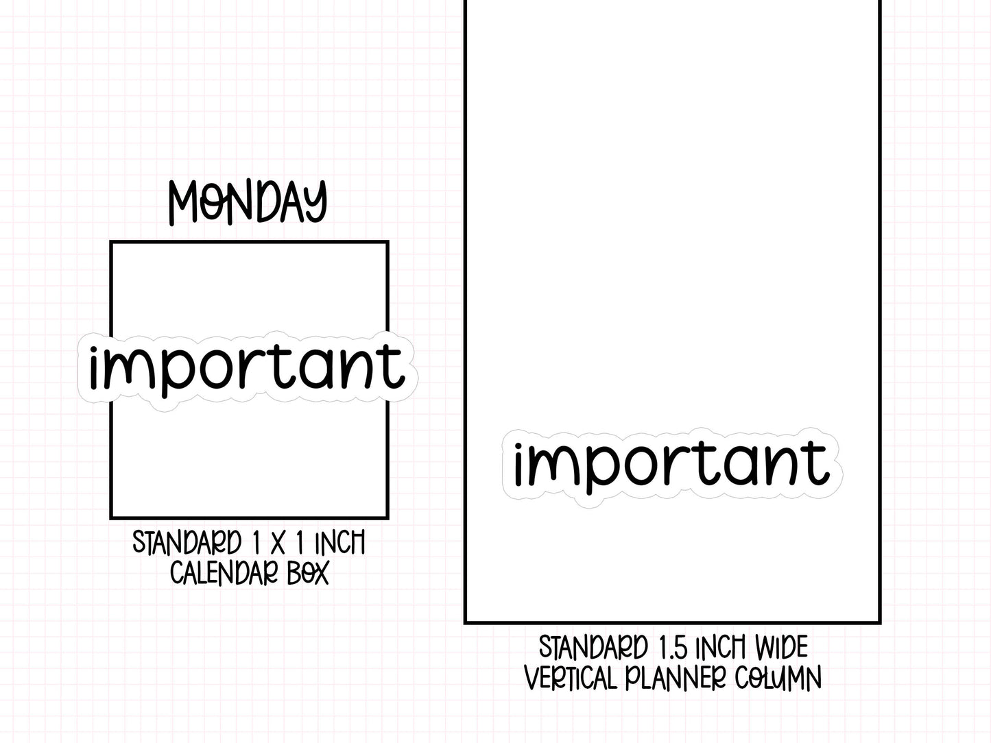 Important Planner Stickers | LR-03