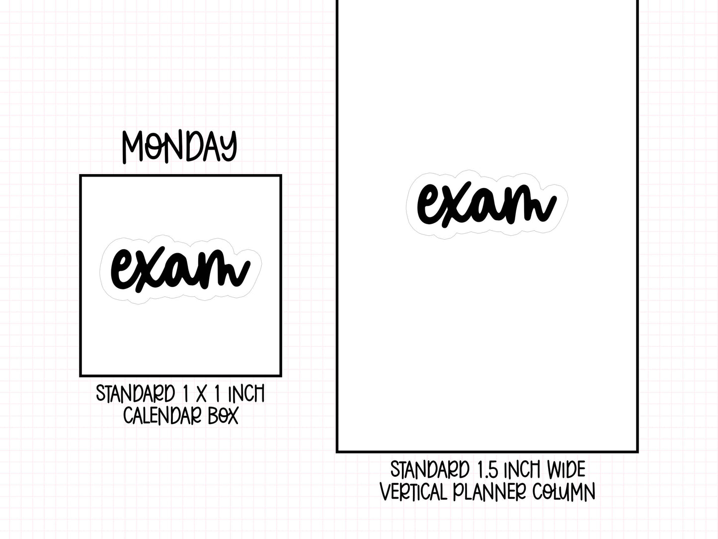 Exam Planner Stickers | RF-05