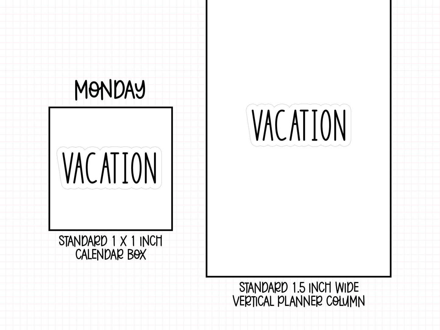 Vacation Planner Stickers | SC-05