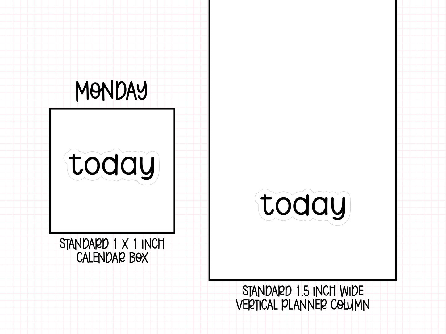 Today Planner Stickers | LR-01