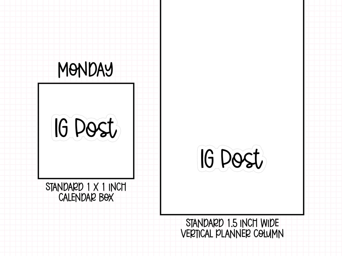 IG Post Planner Stickers | MS-45