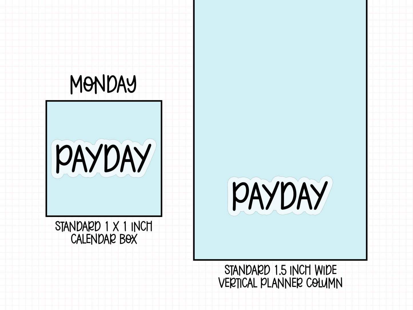 Payday Planner Stickers | AW-04-CM