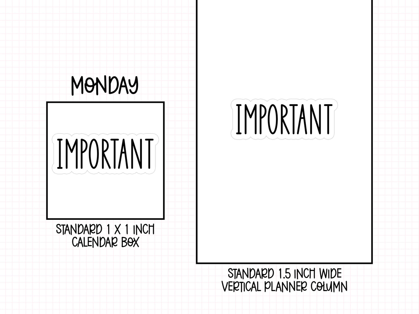 Important Planner Stickers | SC-16