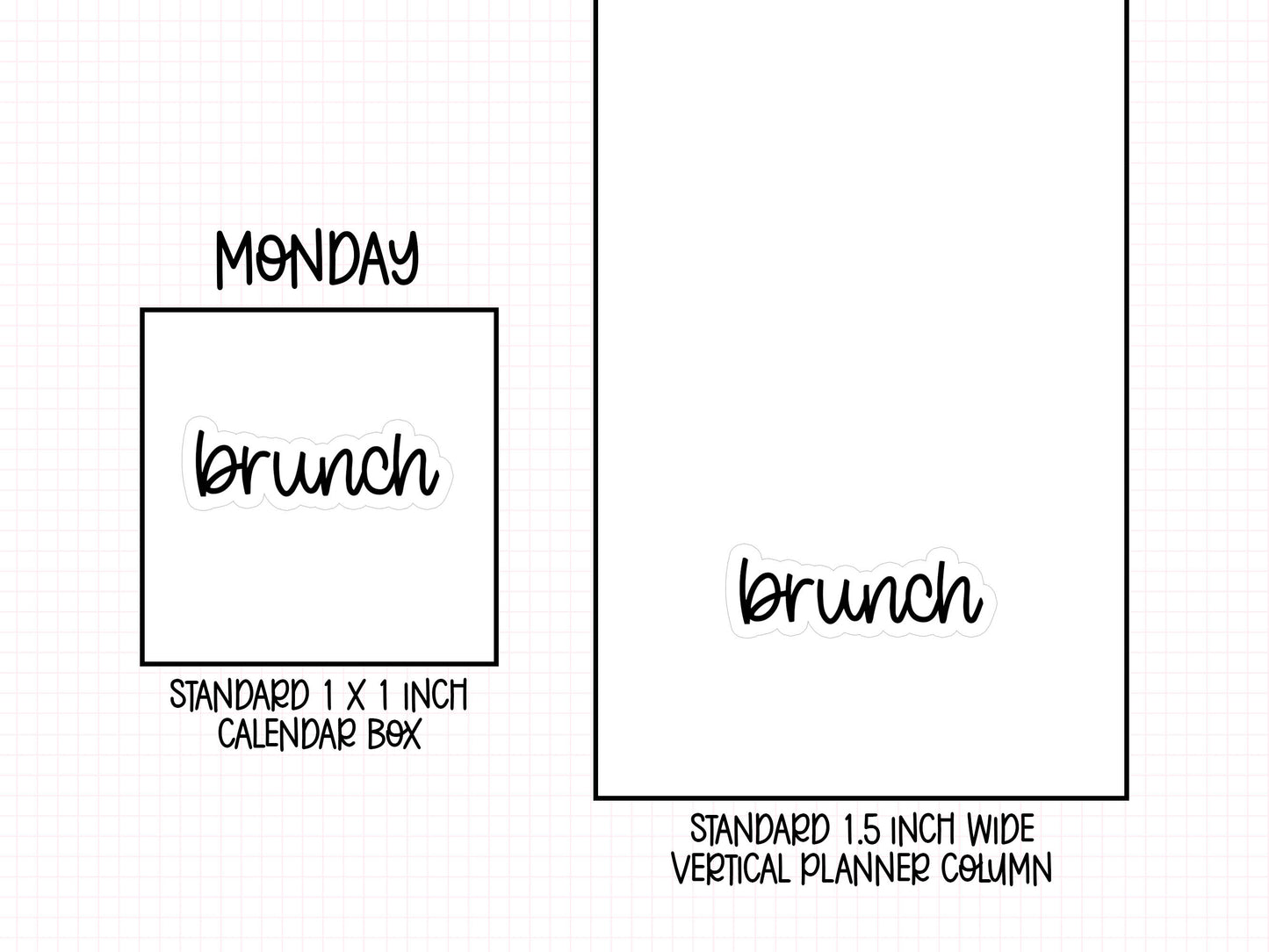 Brunch Planner Stickers | MS-23