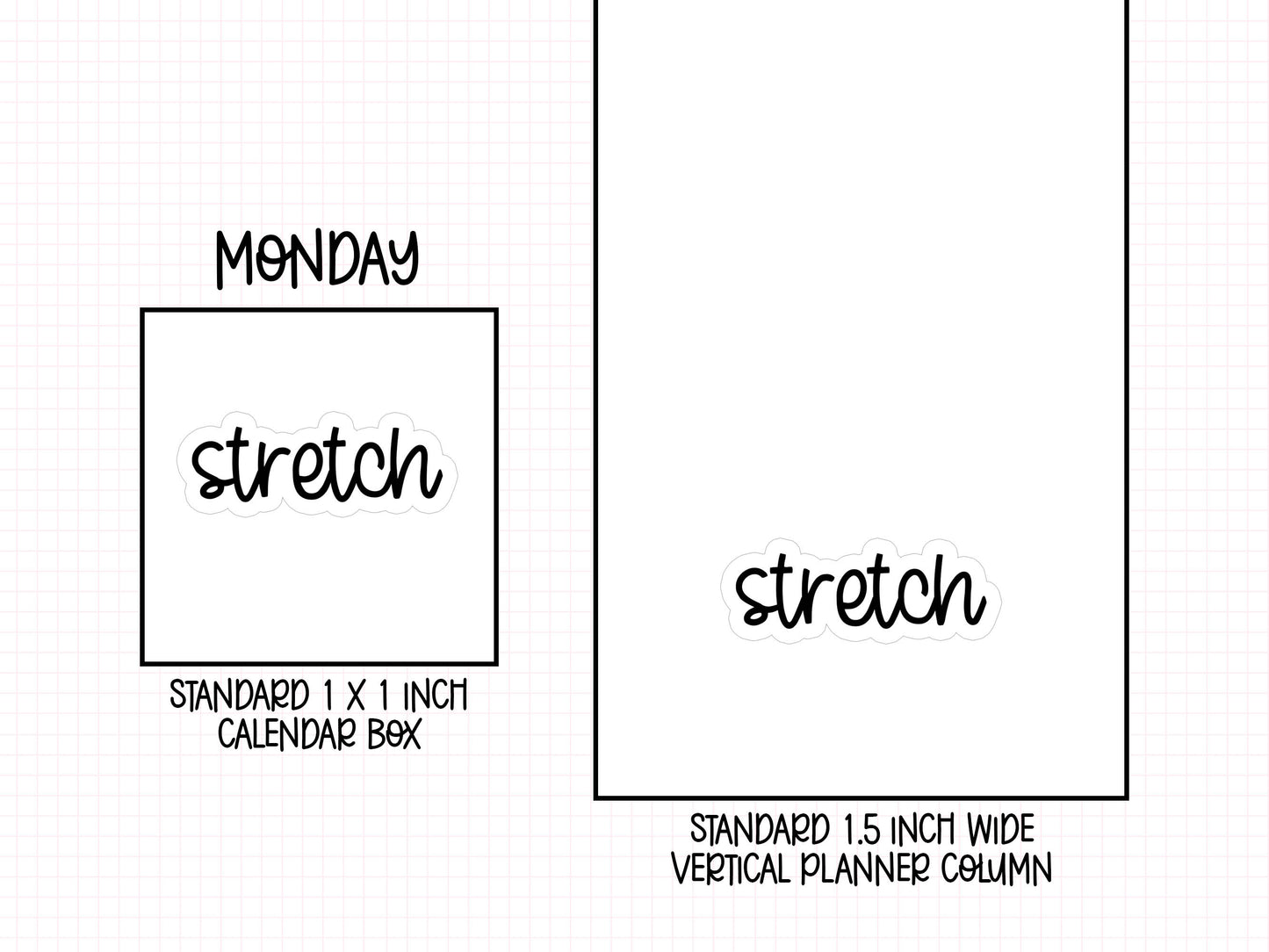 Stretch Planner Stickers | MS-34