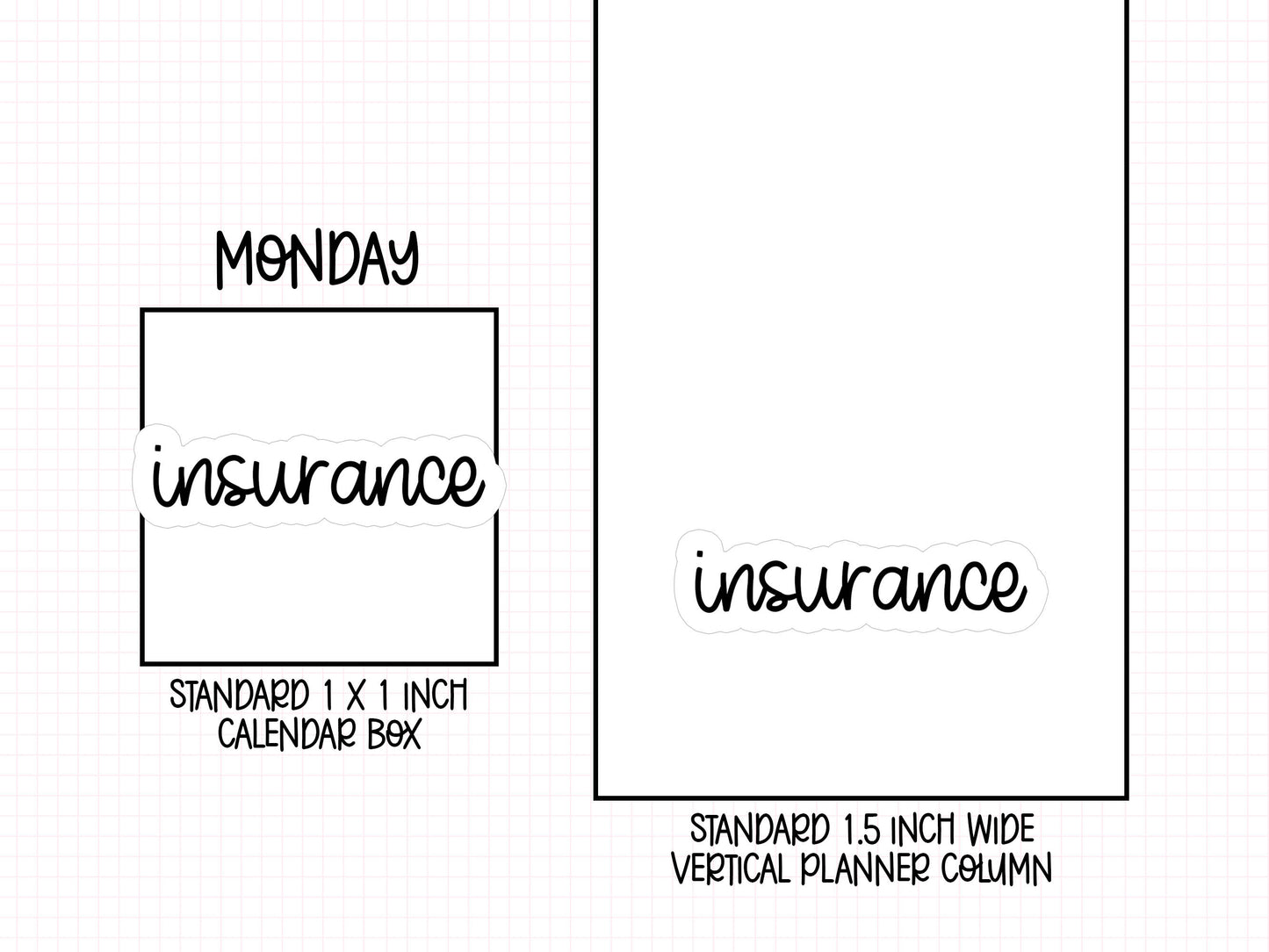 Insurance Planner Stickers | MS-09