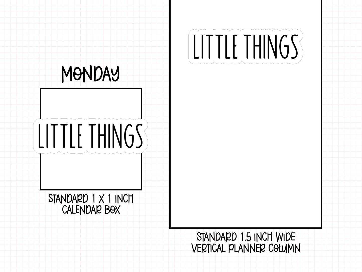 Little Things Planner Stickers | SC-01