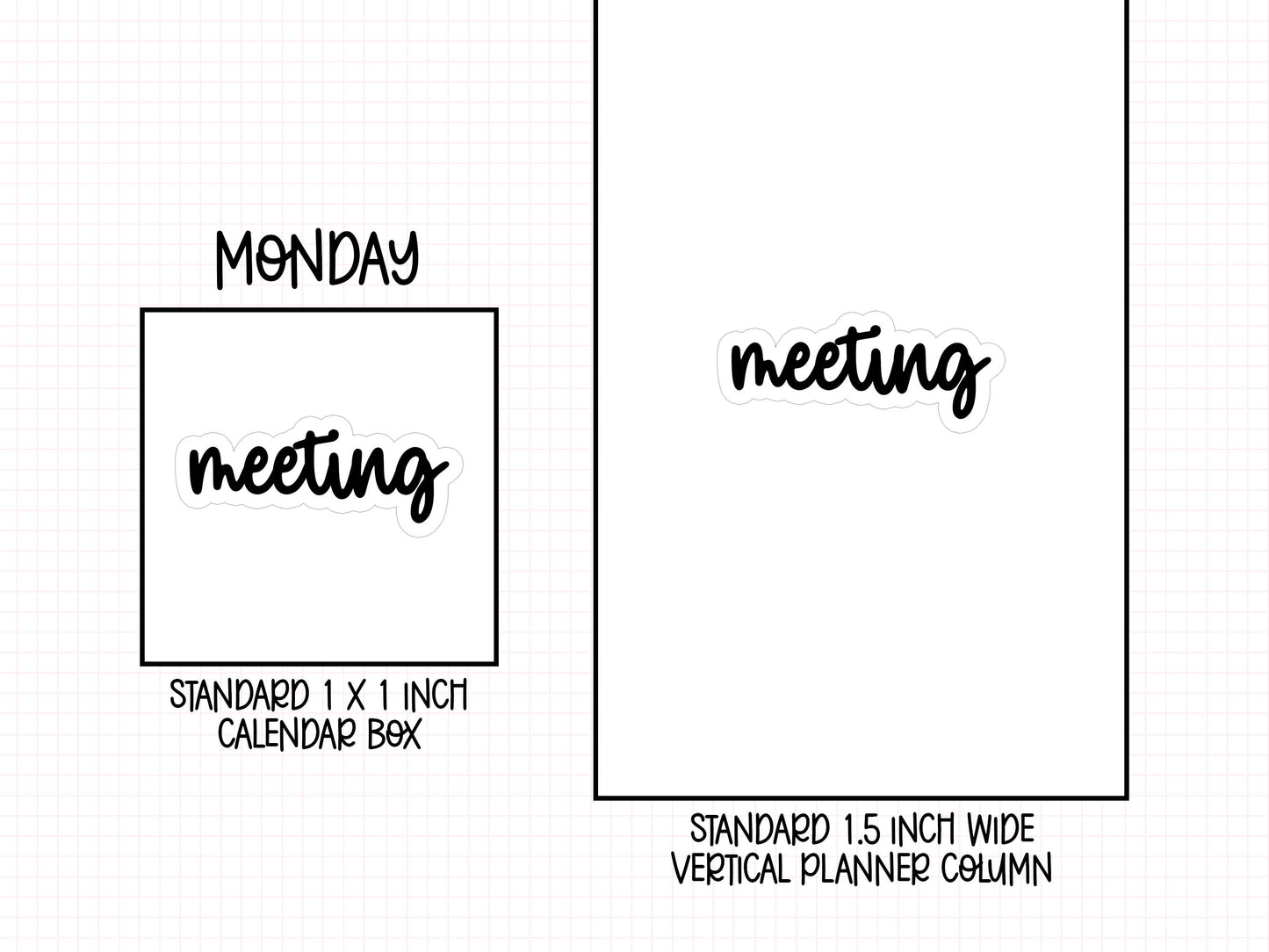 Meeting Planner Stickers | RF-13