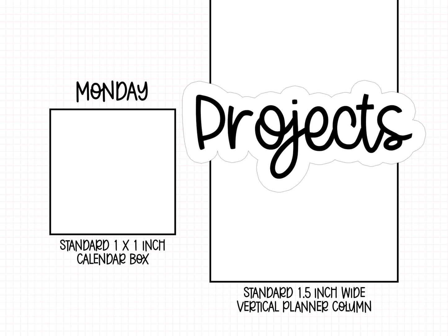 Projects Planner Stickers | MS-41