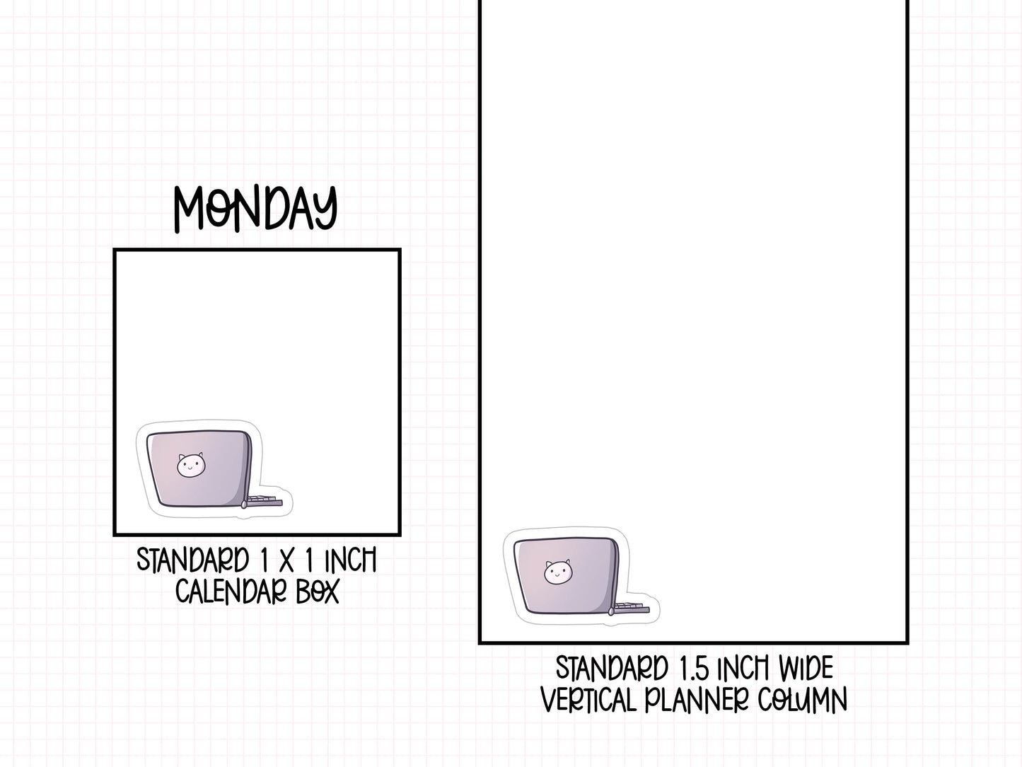 Laptop Planner Stickers | IC-143