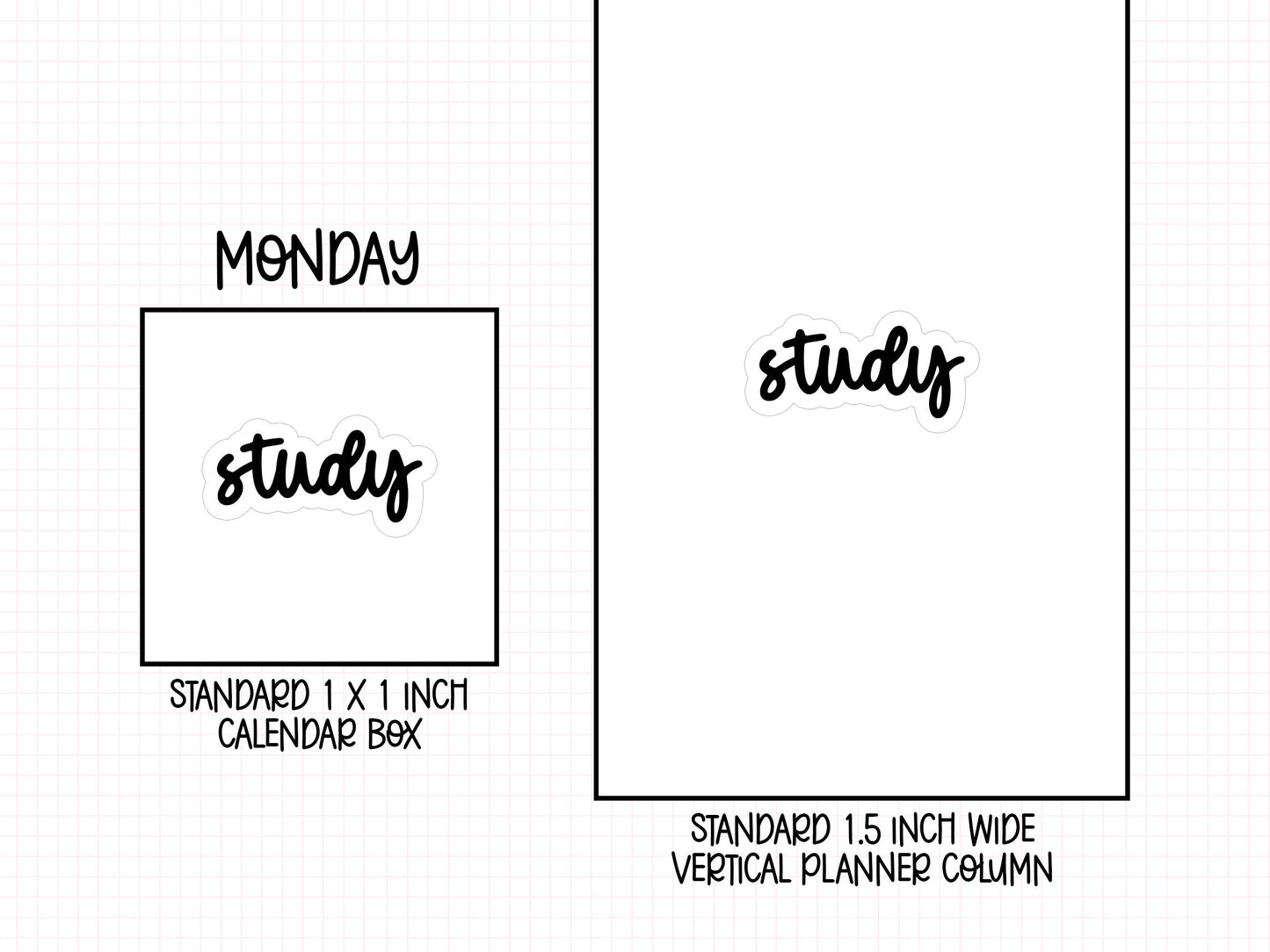 Study Planner Stickers | RF-03