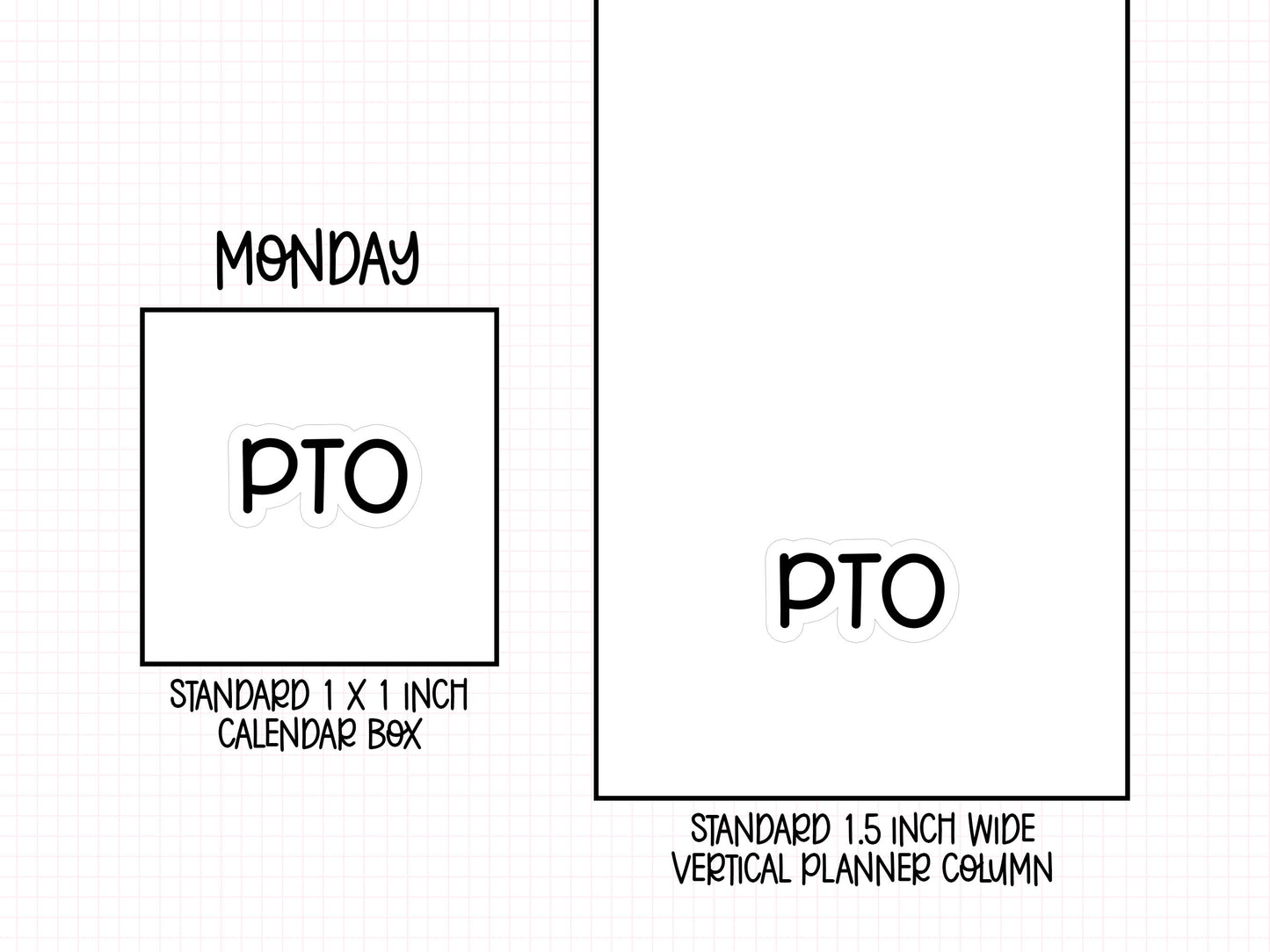 PTO Planner Stickers | LR-20