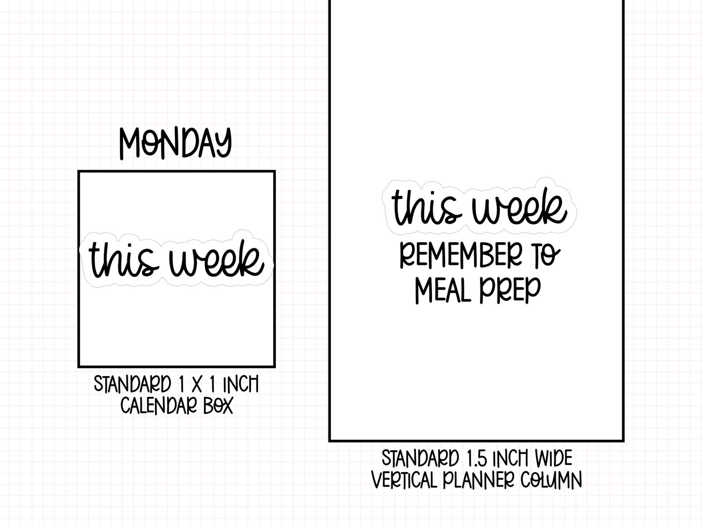 This Week Planner Stickers | MS-019