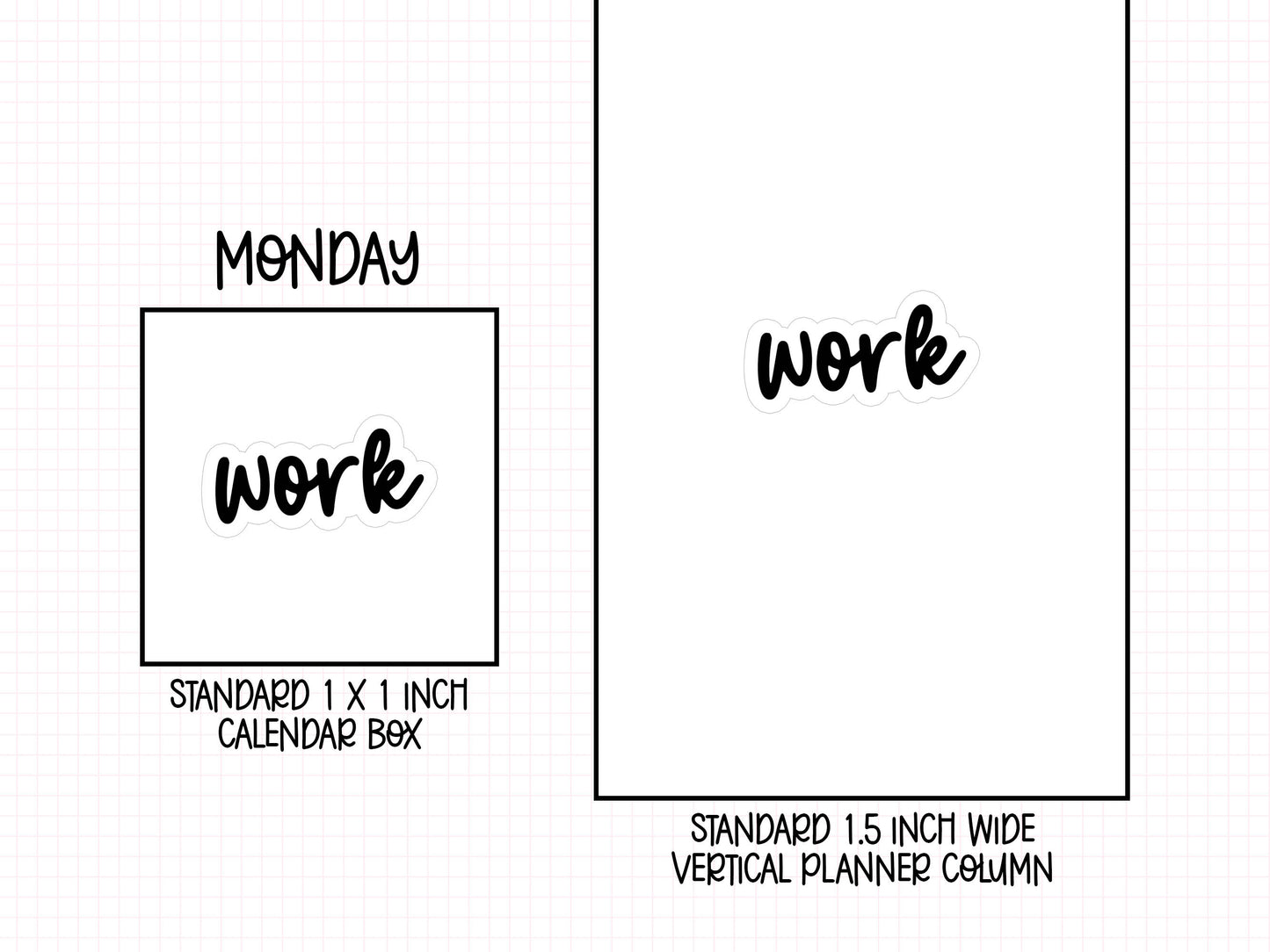 Work Planner Stickers | RF-11