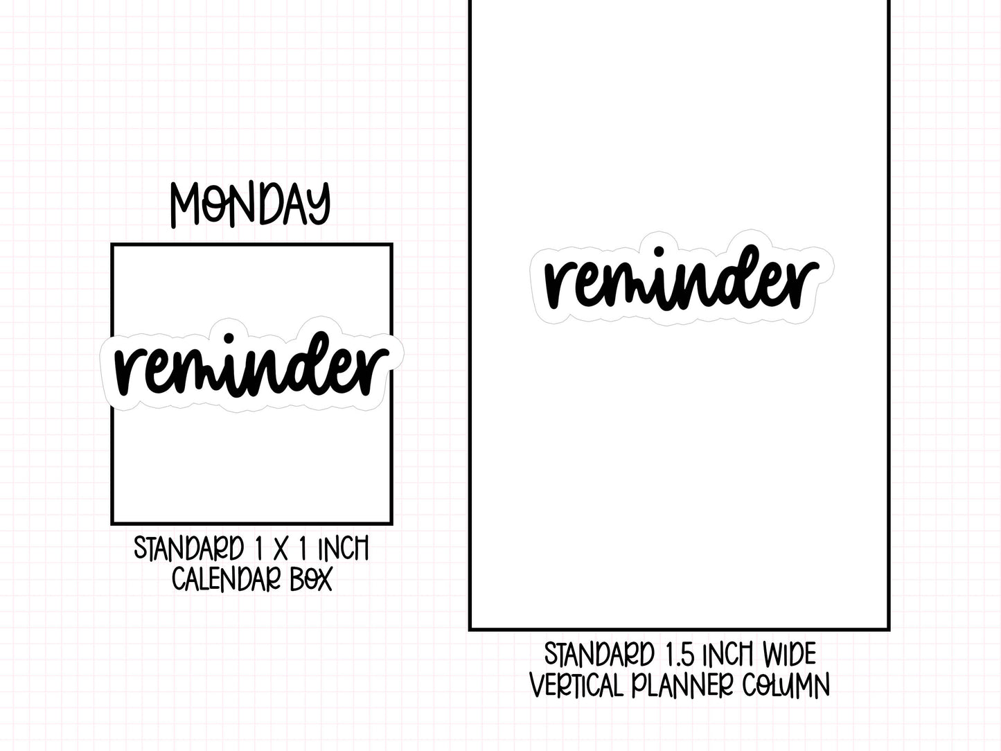 Reminder Planner Stickers | RF-12
