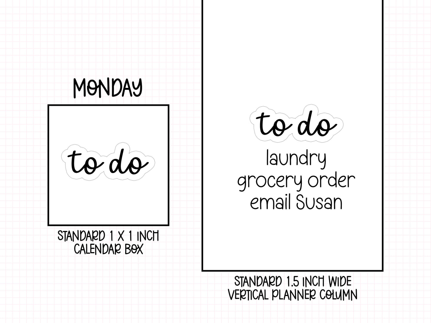 To Do Planner Stickers | AJ-03