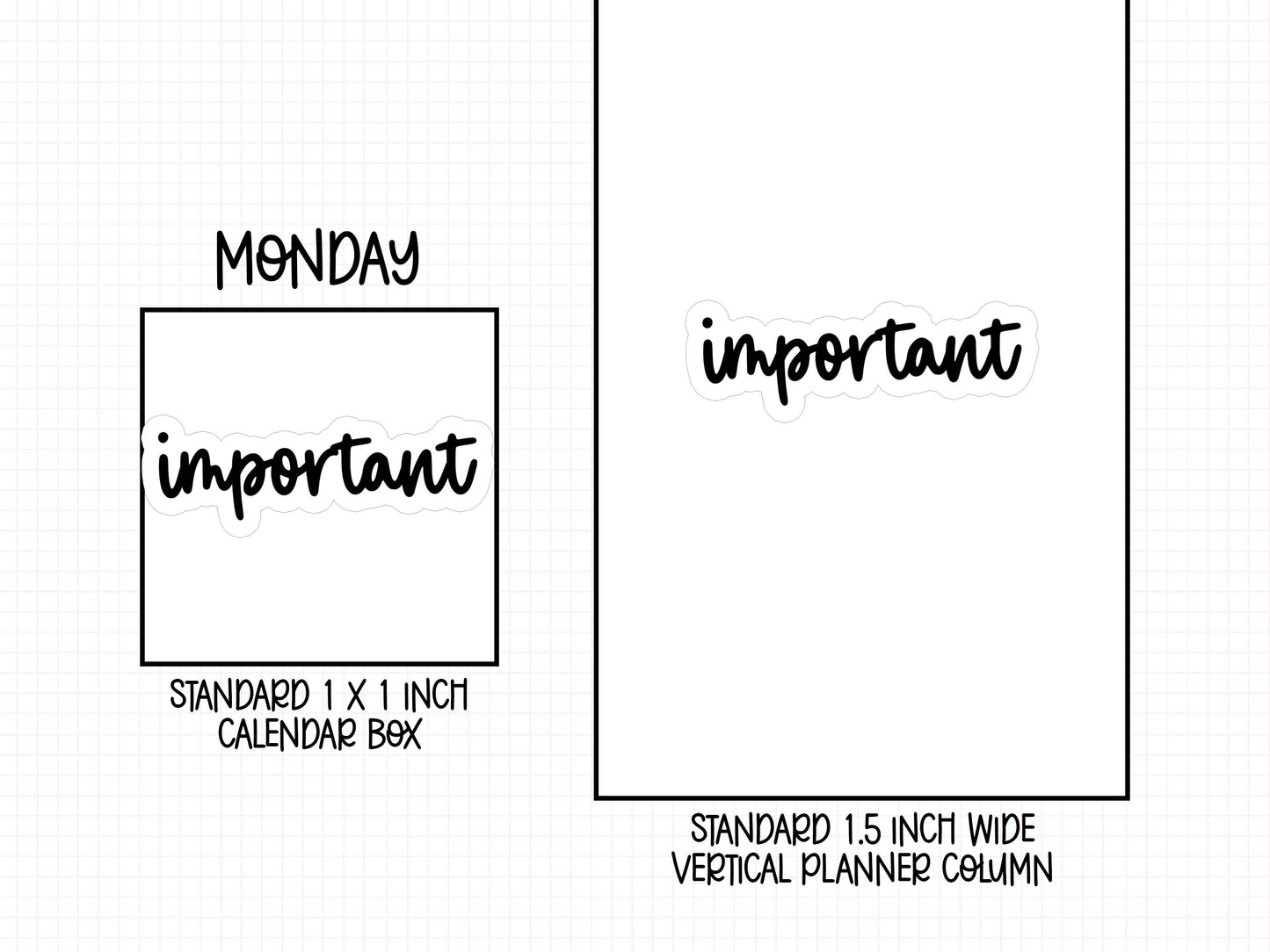 Important Planner Stickers | RF-14