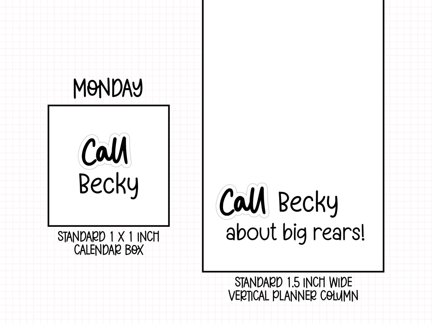 Call Planner Stickers | RF-24