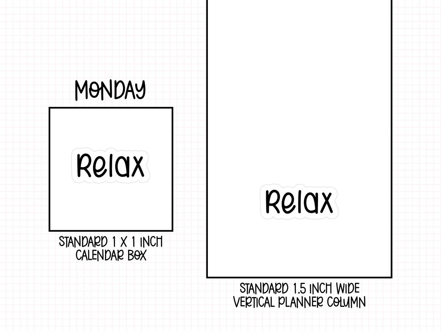 Relax Planner Stickers | NYP-08