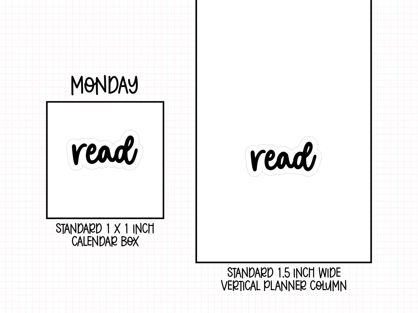 Read Planner Stickers | RF-08