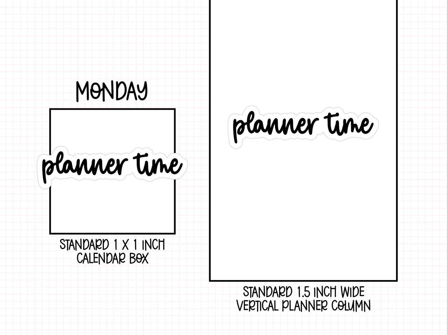 Planner Time Planner Stickers | RF-19