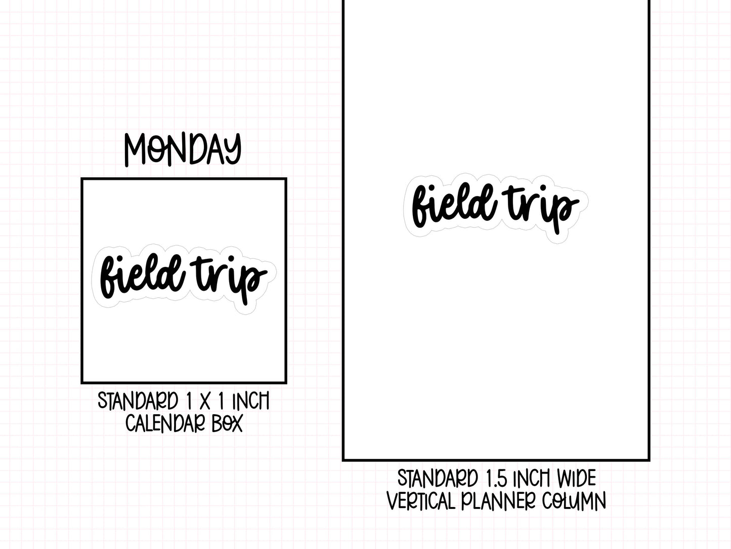 Field Trip Planner Stickers | RF-21