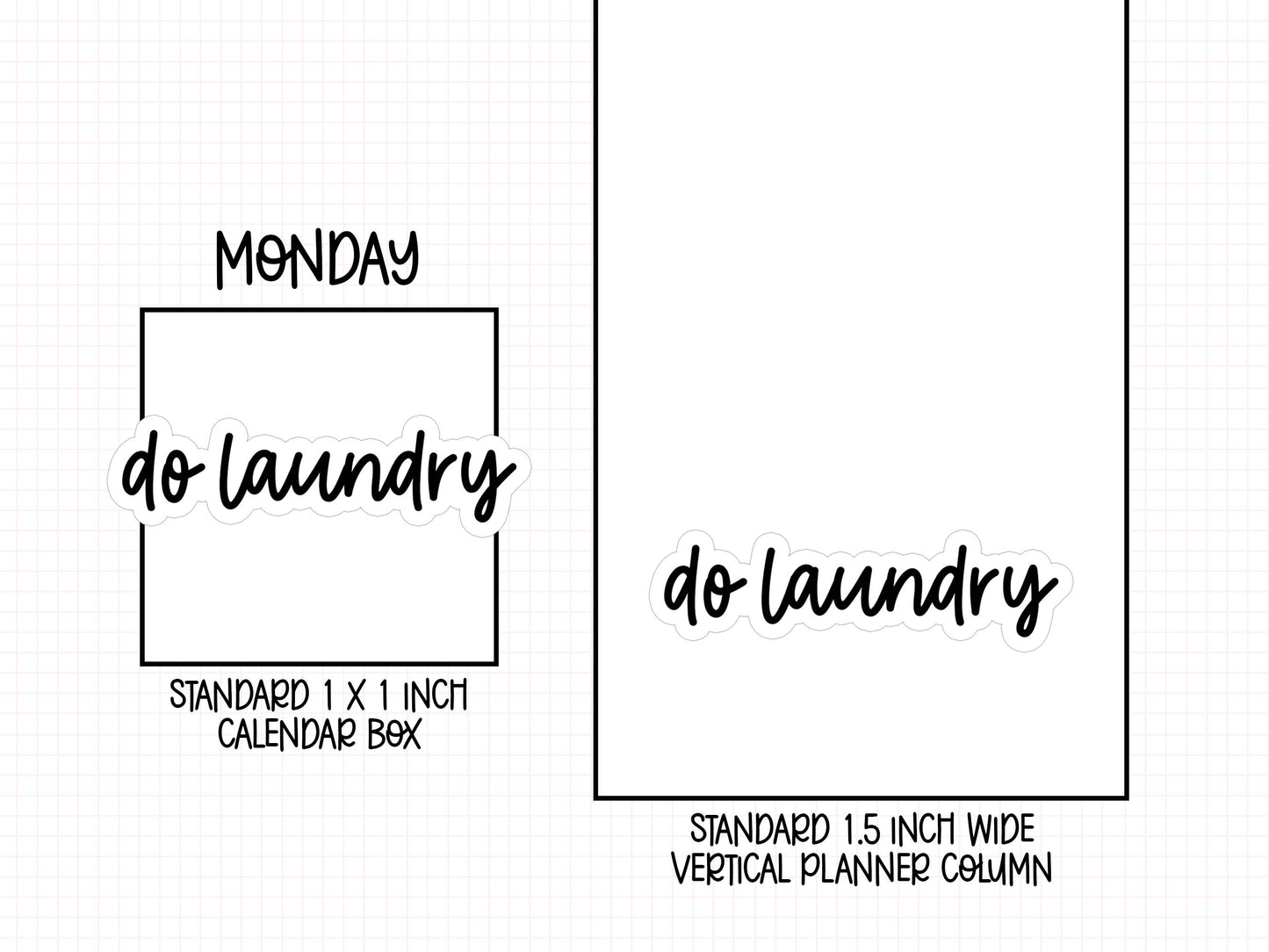 Do Laundry Planner Stickers | CS-010